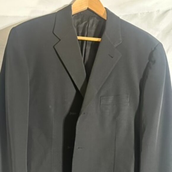 Vintage Prada Black Blazer Sz. 52 or 42 Reg. (As- is)